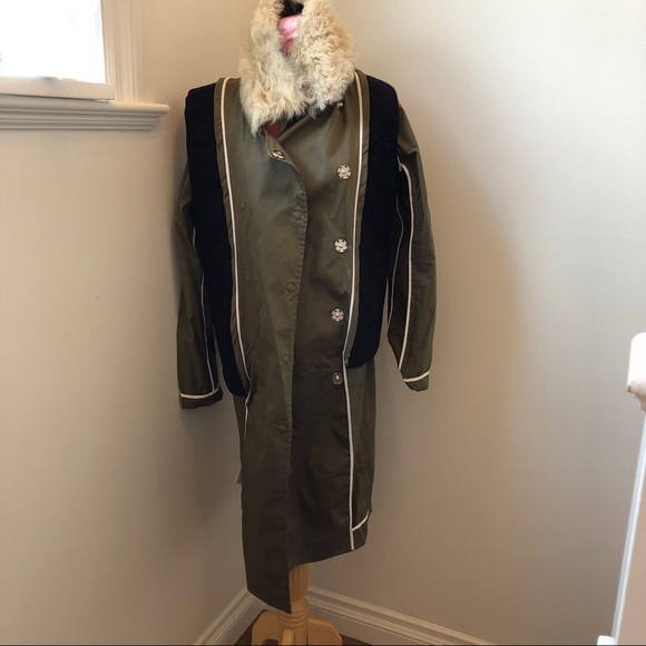 Brand New Women’s Rebecca Minkoff Army Green Trench, XS - Picture 6 of 11